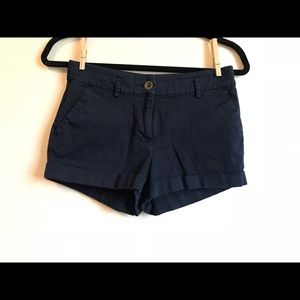 FOREVER 21 navy blue chino shorts